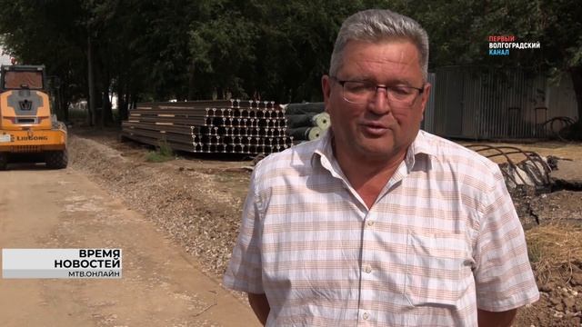 На западе Волгограда активно ведется капремонт трамвайных путей