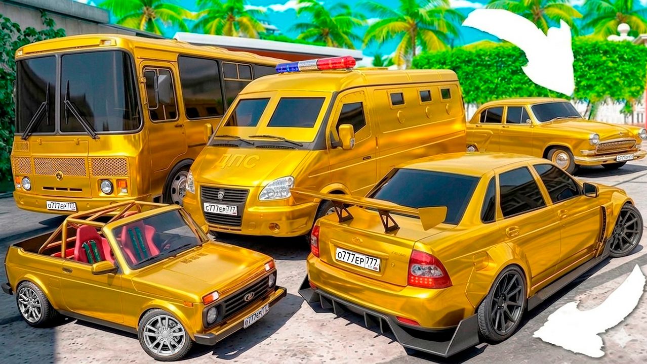 Угнал кучу золотых чит тачек у мажора в GTA 5! Битва воров в ГТА 5 Онлайн! смотреть онлайн