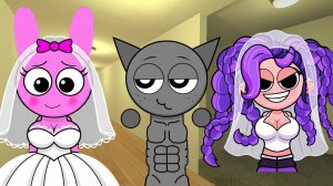 Какую Жену выберет Грей Пинки и Лили Лавбрейдс Poppy Playtime 5 Видео для детей развлечение