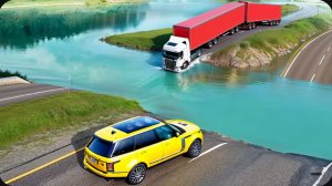 Автомобили против экстремальных наводнений и глубокой воды в BeamNG Drive