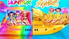 DIY в Радужном и Золотом стиле! K-Pop Охотницы на Демонов на корабле!