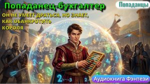 Аудиокнига Фэнтези «Попаданец-бухгалтер. Он не умеет драться, но знает, как обанкротить короля»