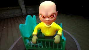 Издеваемся над малышом лысиком the baby in yellow