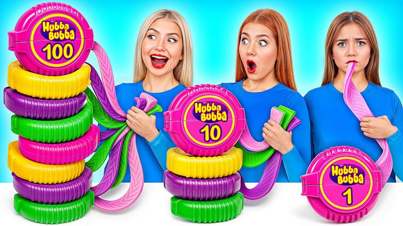 100 Слоев Еды Челлендж # Эпичная Битва с Едой от DO
