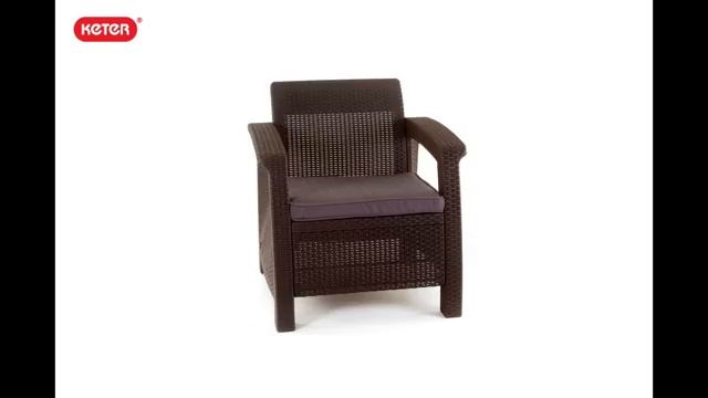 Corfu Armchair Gray Cushion смотреть онлайн