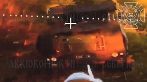 💥Уничтожение грузовых автомобилей ВСУ в Харьковской области