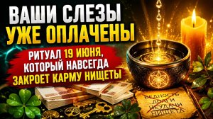 Ваши слезы уже оплачены. 19 июня, день, который навсегда закроет карму нищеты.