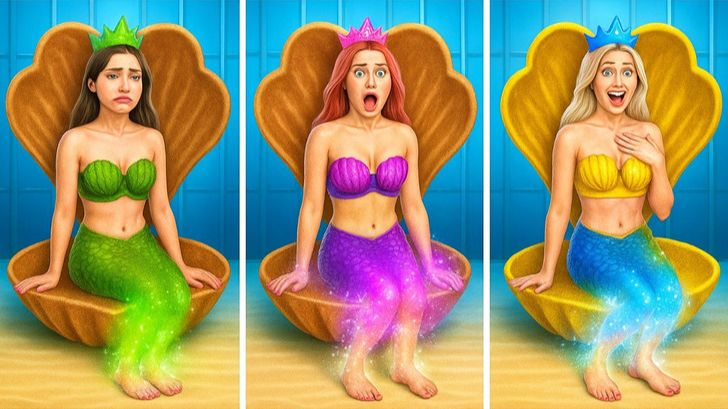 Русалка сбегает из тюрьмы?! Безумное преображение 😱🧜♀️ смотреть онлайн