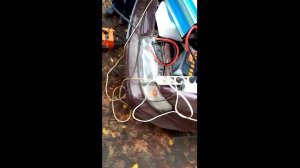 Преобразователь 12 220 тянет сварочник на максимальном токе, чайник +2 фена, полировальная машина