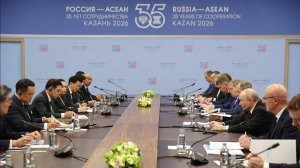 Vladimir Putin meeting with Prime Minister of Thailand Anutin Charnvirakul, June 18, 2026