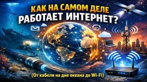 Как на самом деле работает интернет? (От кабеля на дне океана до Wi-Fi)