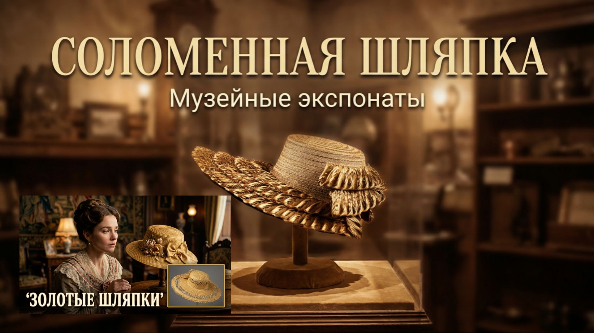 #Экспонаты музеев #Соломенная шляпка #фильм # соломенные шляпки #ретро#шляпки# на картинах худ-ов