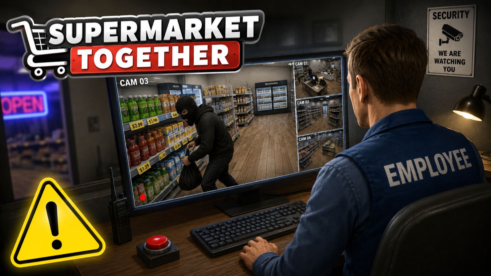 УСТАНОВИЛИ СИСТЕМУ ВИДЕОНАБЛЮДЕНИЯ В СУПЕРМАРКЕТЕ ► Supermarket Together кооператив #10