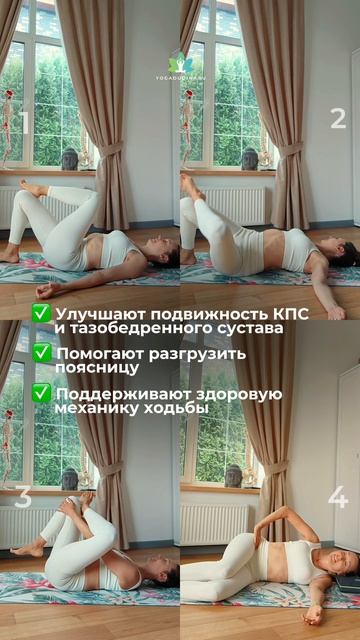 4 упражнения ДЛЯ ЗДОРОВЬЯ ТАЗА И ПОЯСНИЦЫ