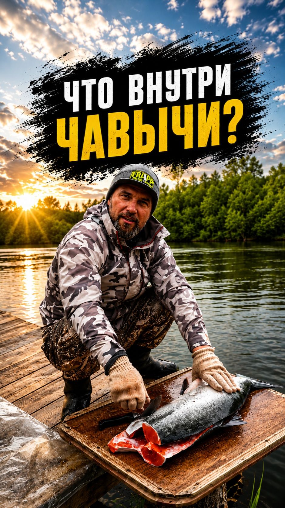 Разделали чавычу на 12 кг. Вот что внутри