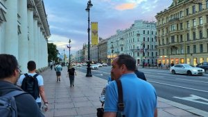 Летний вечер на Невском