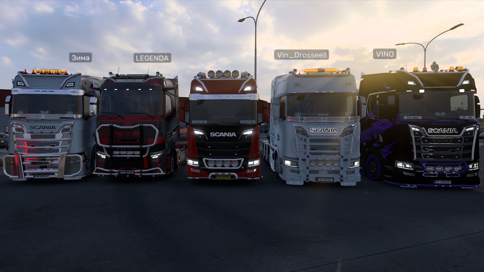 ETS2 стрим с товарищами от 18.06.2026