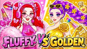 Голден против Флаффи Битва Хантрикс ✨ K-Pop Охотники на демонов Лучшая DIY модная бумажная кукла
