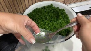 Сохраняем вкус и аромат на зиму. Заготовка укропа.