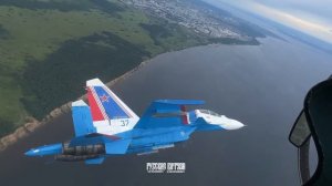 ✈ Сегодняшняя тренировка «Русских Витязей» над Заволжским районом