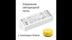 Голосовое управление светодиодной лентой через Алису