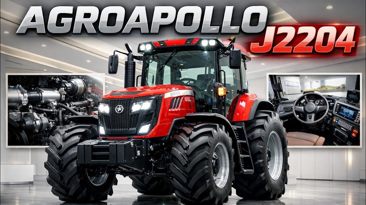 "Новый Агроаполло J2204 😱 Самый Мощный Трактор России!" смотреть онлайн