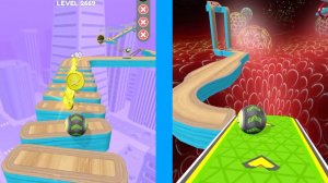 Going Balls  Super Speed run Gameplay New Update Level 2669 to 2672 Race Portal Run