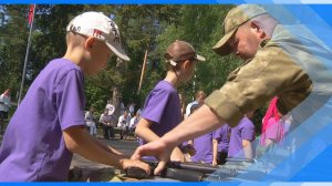 18.06.2026  В лагере «Орленок» прошла выставка вооружения