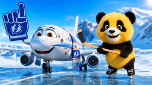 Новый друг медвежонка Акселя — самолёт! ✈️ Путешествие на море и Северный полюс | Для детей