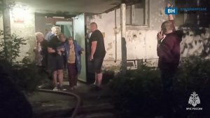 Владимирские огнеборцы спасли из пожара двух детей