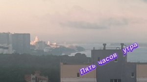 ВСТРЕЧАЕМ РАССВЕТ. ПЯТЬ УТРА. ГОРОД ПОКА 👋👋😴СПИТ.