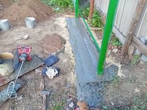 Забетонировал закладную замедленная съёмка .