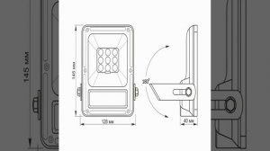 LED прожектор автономний VIDEX 10W Сенсорний, на сонячній панелі.Светильники.829 UAH.