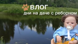 //влог:поездка на дачу с реборном!//река ухра//дни с реборном//деревня//
