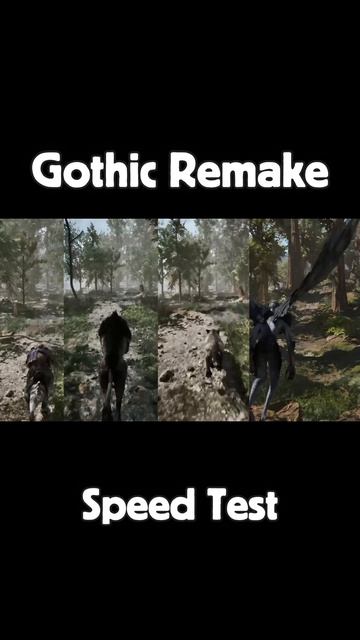 Кто быстрее? #gothic #remake