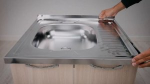 Установка накладной мойки