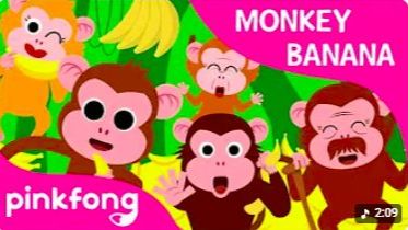 Monkey Banana-Baby Monkey Animal Songs PINKFONG Songs for Children смотреть онлайн