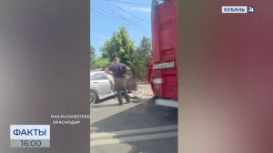 Четыре человека пострадали при столкновении двух иномарок в Краснодаре