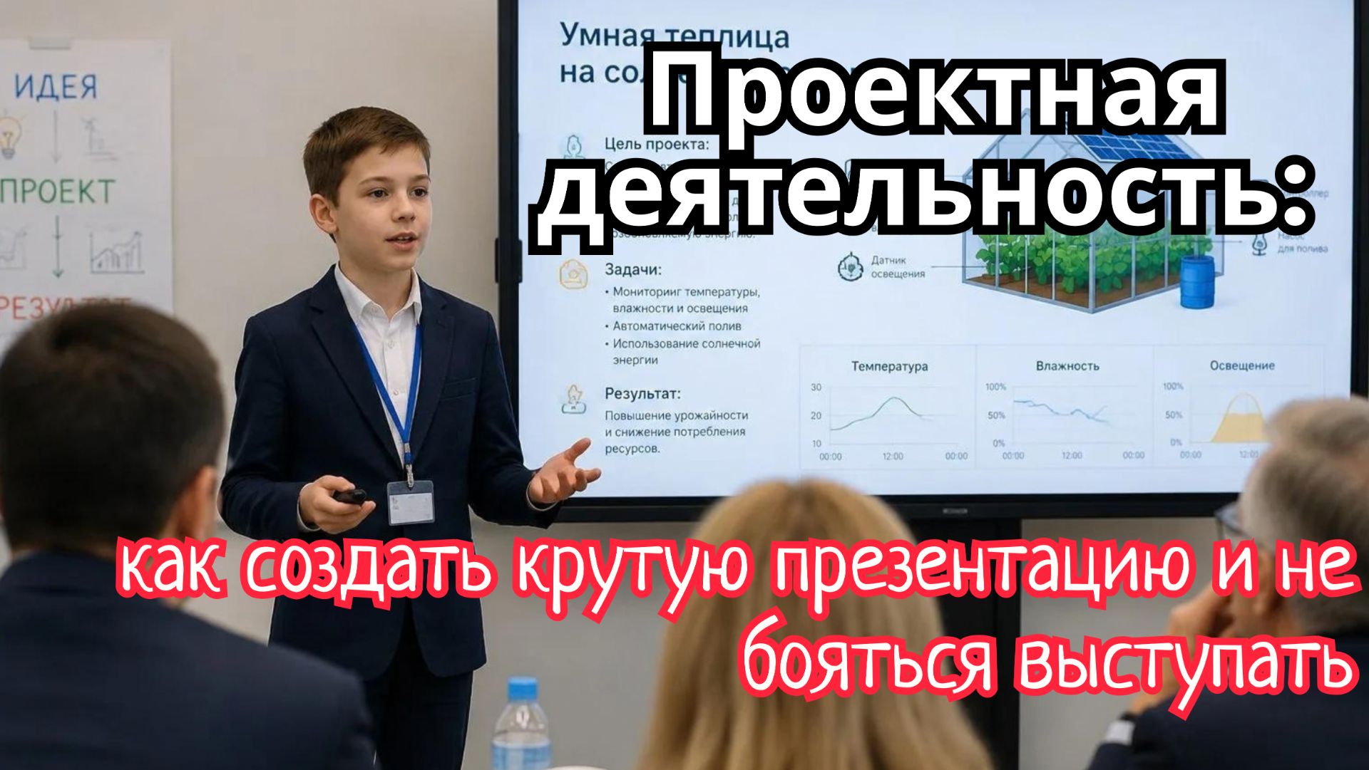 Проектная деятельность; как создать крутую презентацию и не бояться выступать