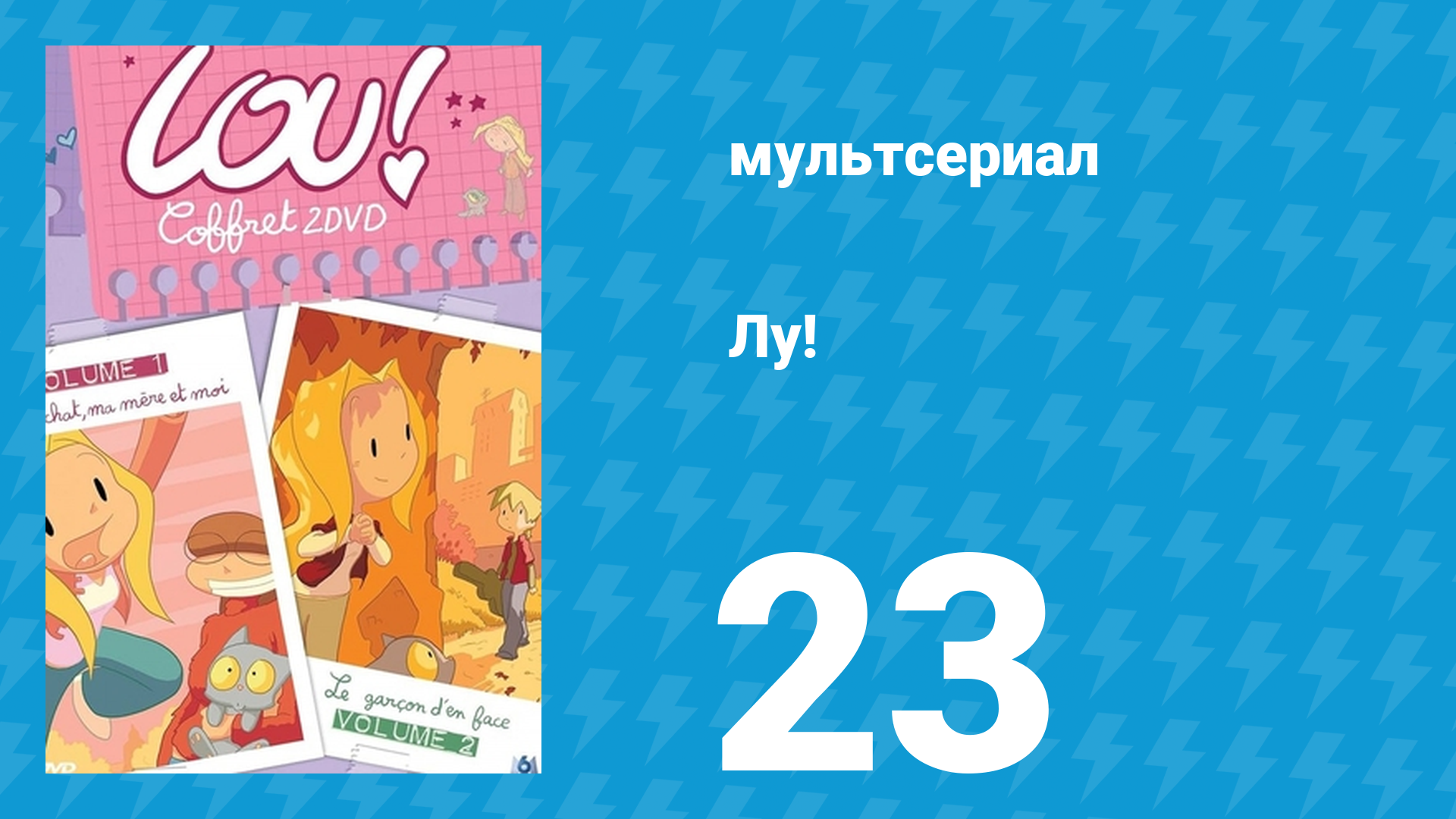 Лу! 23 серия «Плохие роли / Искусственное дыхание» (мультсериал, 2009) смотреть онлайн