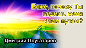 Боже, почему Ты ведешь меня этим путем? / Плугатарев Дмитрий
