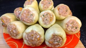 Фаршированные перцы по-новому!Очень вкусный и простой рецепт фаршированного перца с фаршем в духовке