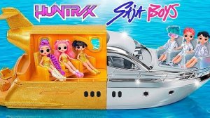 K-Pop Охотницы на Демонов на золотом и серебряном корабле! 10 поделок для кукол L.O.L.