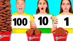 100 Слоев Еды Челлендж | Вкусные Рецепты