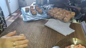 Тефтели/ Аккураевый мёд/ Рисовая бумага/ как чебуреки/