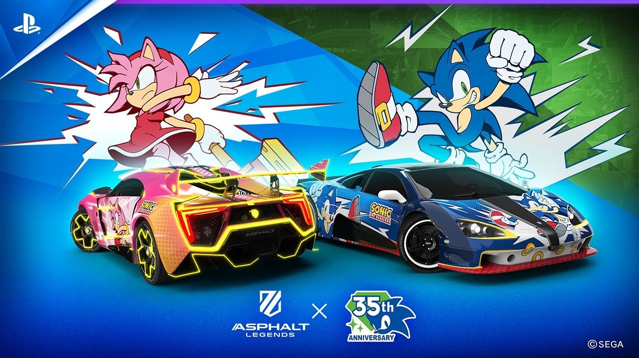 Asphalt Legends - Событие, посвященное 35-летию Sonic смотреть онлайн