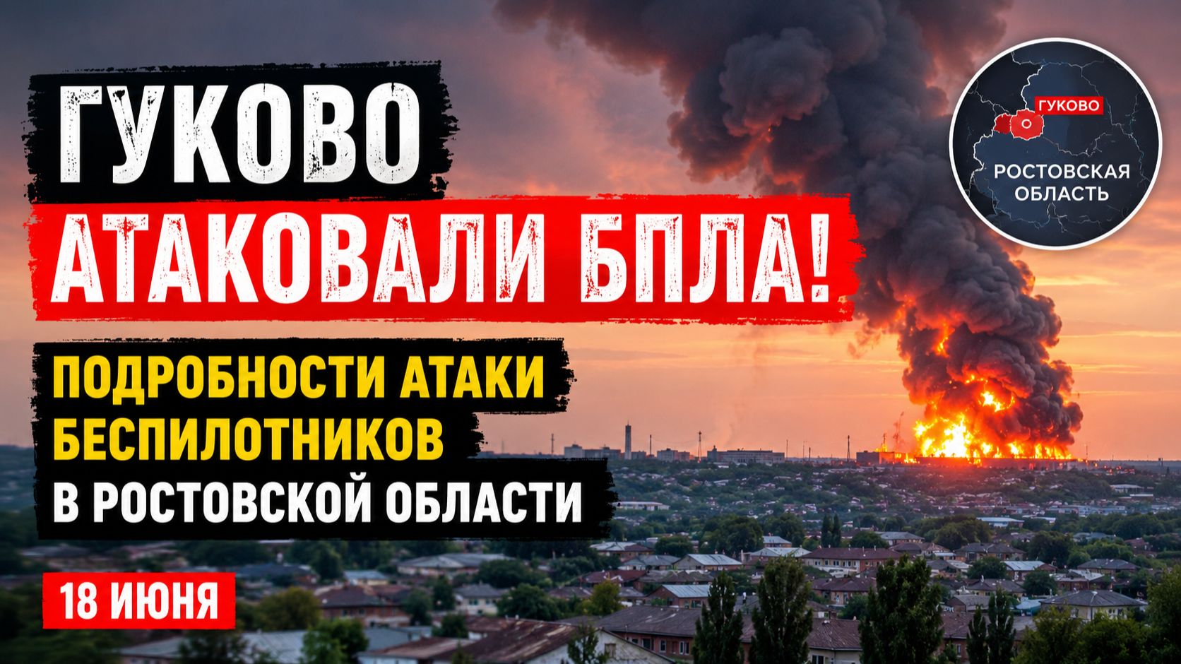 💥СРОЧНО! Ростовскую Область Атаковали БПЛА ВСУ-Новые данные от 18 июня смотреть онлайн