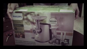 Распаковка мясорубки Philips HR2714 из Rozetka.com.ua