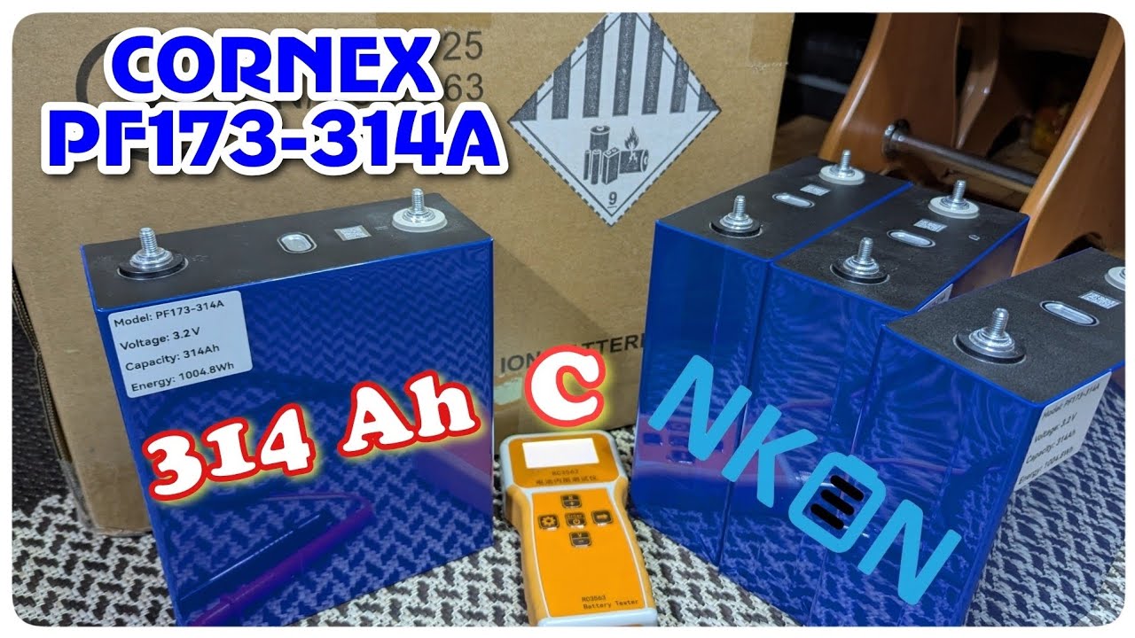 ⚡ LiFePO4 Cornex 314Ah с Nkon — распаковка и первые замеры | Стоит ли брать?