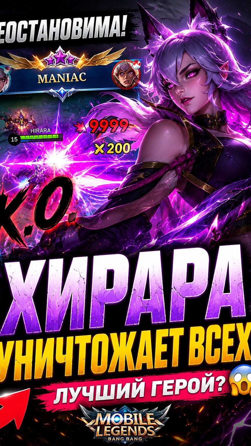 ХИРАРА СЛОМАЛА ИГРУ В MOBILE LEGENDS 😱